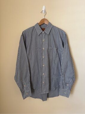 Jamie Haller New The Weekend Shirt Black Stripe Medium